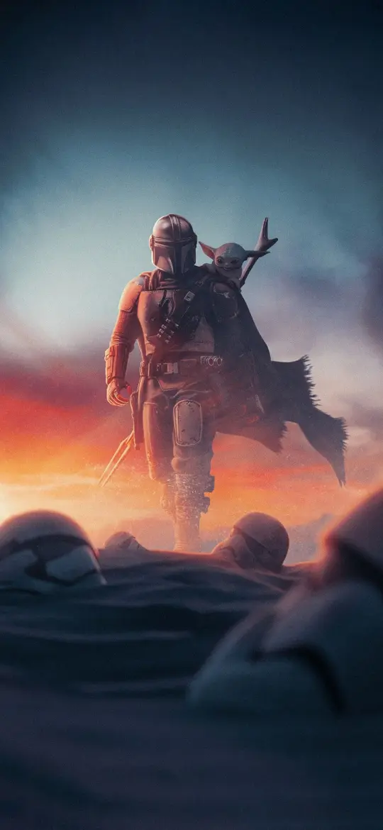 Mandalorian and The Child - Related Dope Wallpapers wallpaper