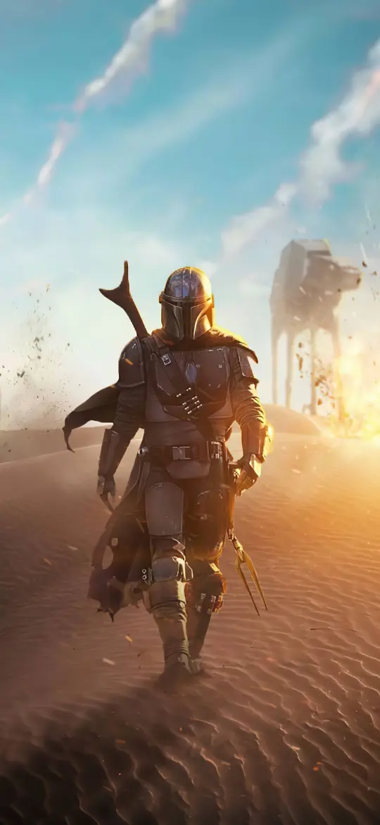 Mandalorian Desert Walk - Related Ghetto Wallpapers wallpaper