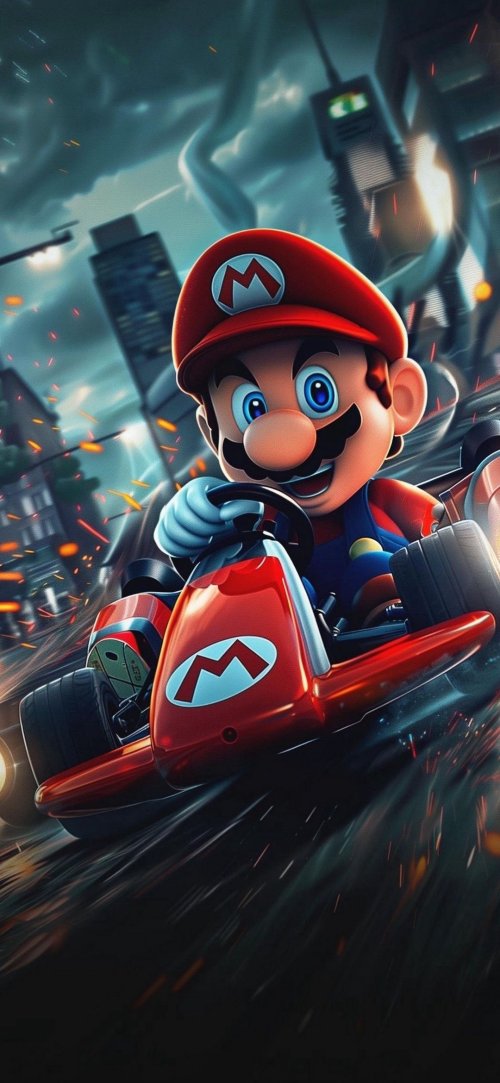 Mario Kart City Race - Related Ghetto Wallpapers wallpaper