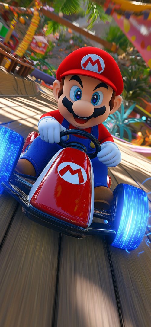 Mario Kart Racing Fun - mario Wallpaper