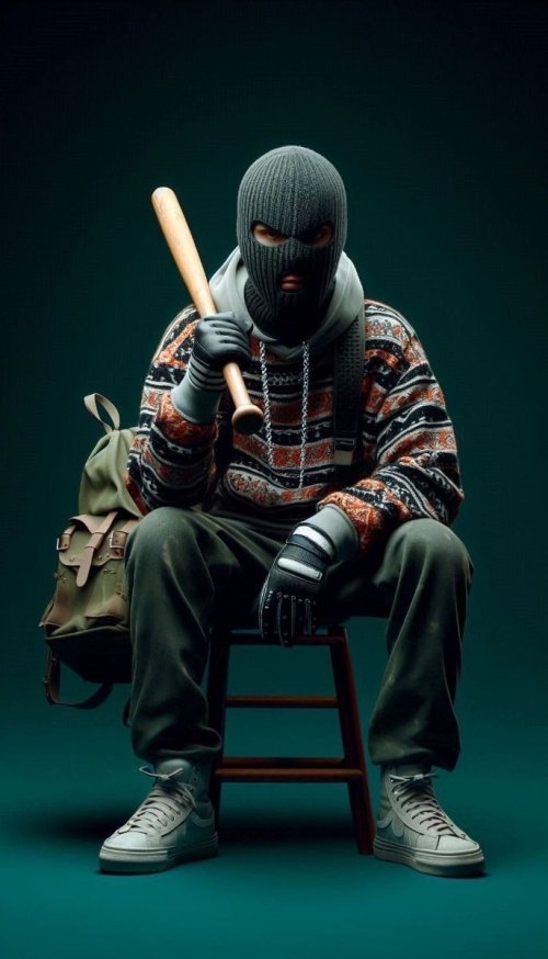 Masked Vigilante Portrait - Related Ghetto Wallpapers wallpaper