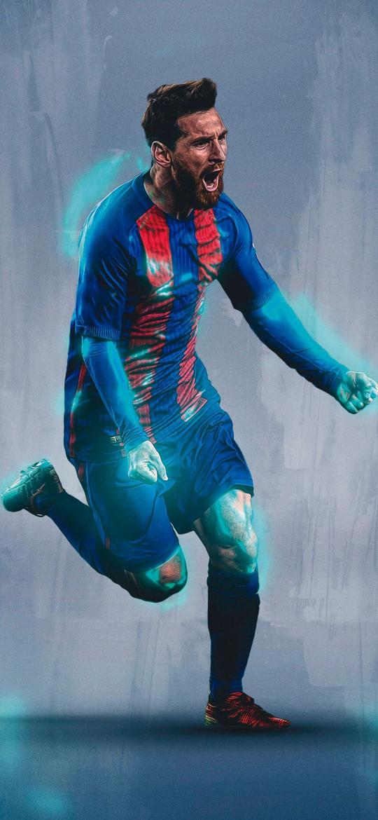 Messi Celebration Art