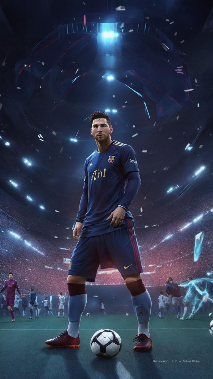 Messi Stadium Celebration