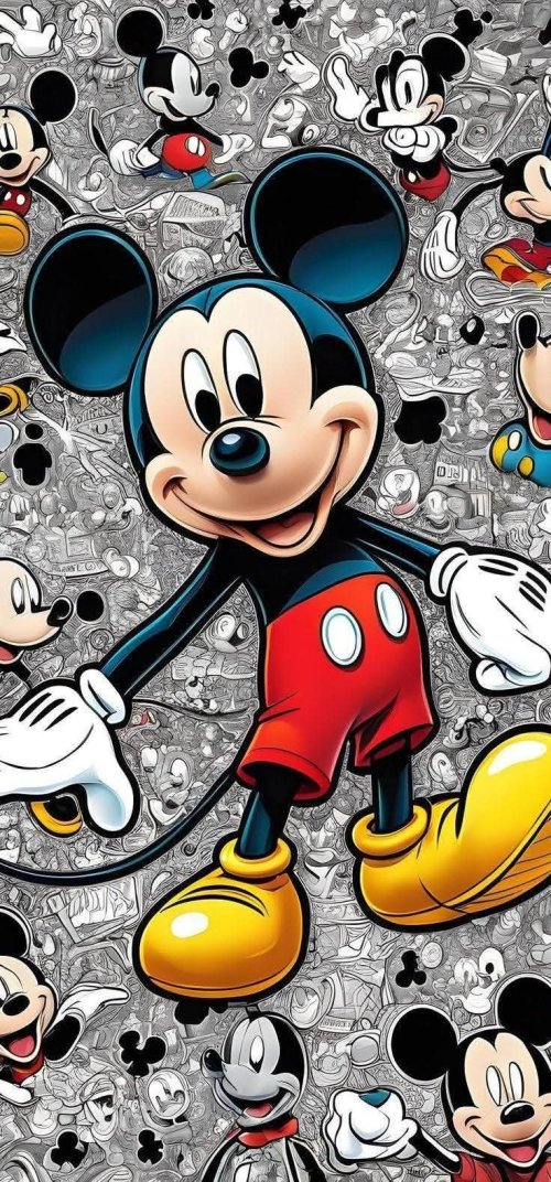 Mickey Mouse Collage - Related Ghetto Wallpapers wallpaper