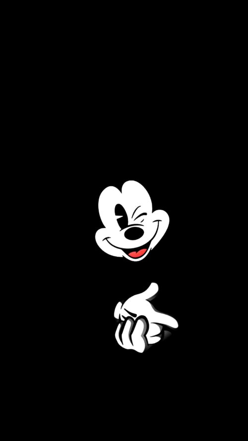 Mickey Mouse Wink - dope Wallpaper