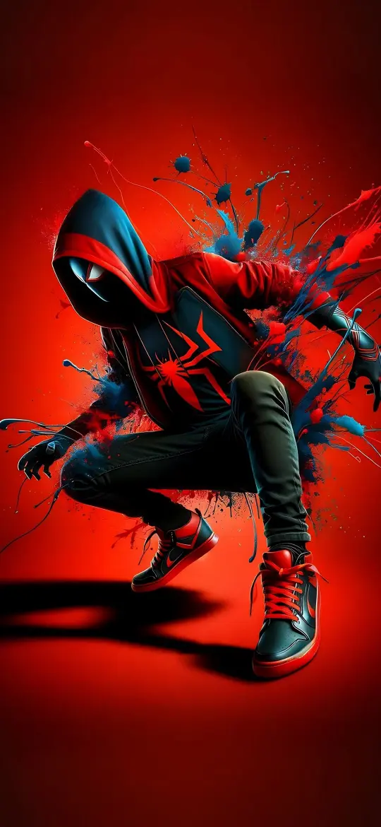 Miles Morales Splash Art - Related  wallpaper