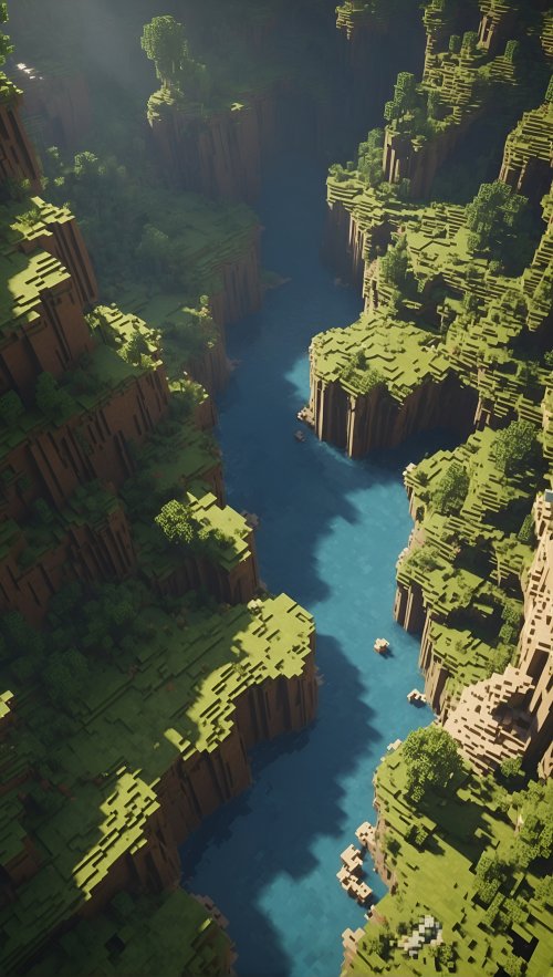 Minecraft Canyon River - Related Ghetto Wallpapers wallpaper