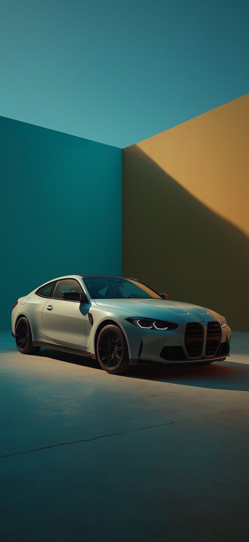 Modern White Coupe - bmw Wallpaper