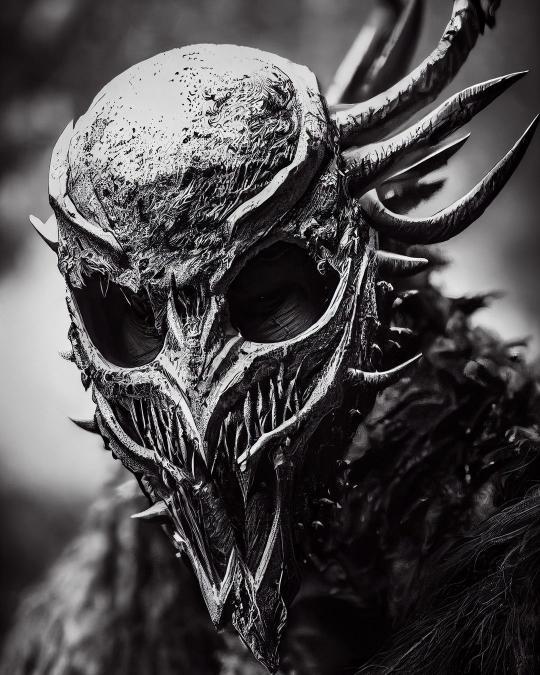 Monochrome Alien Horror - Related Dark Wallpapers wallpaper