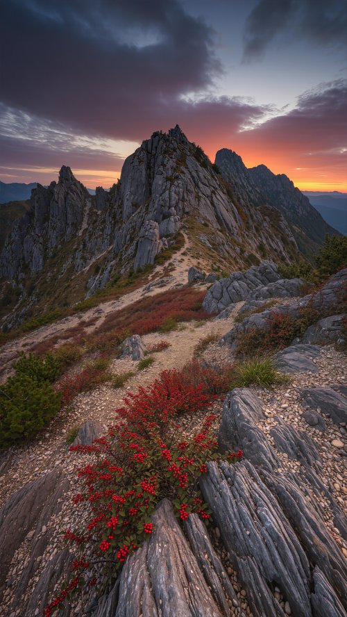 Mountain Ridge Sunset - Related Ghetto Wallpapers wallpaper