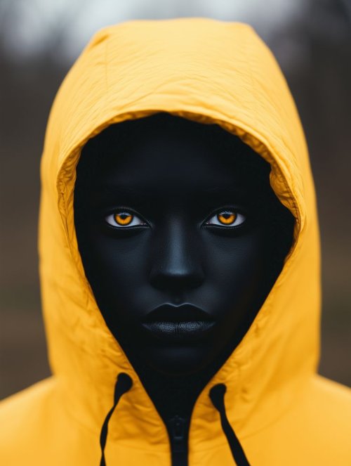 Mysterious Yellow Hooded Figure - Related Darkify wallpaper