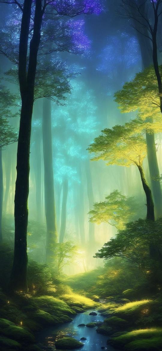 Mystical Forest Stream