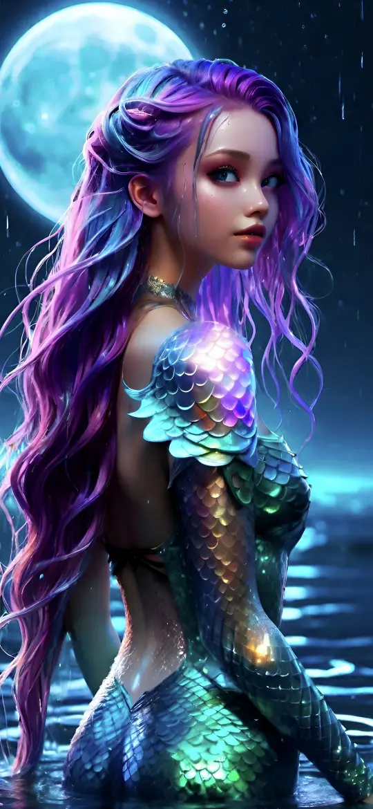 Mystical Mermaid Moonlight