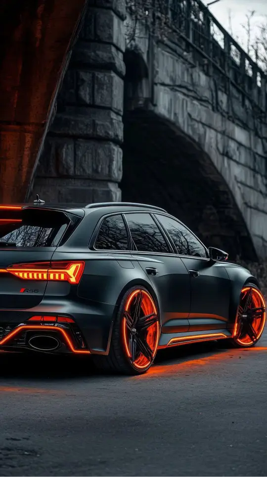 Neon Audi RS6 Avant