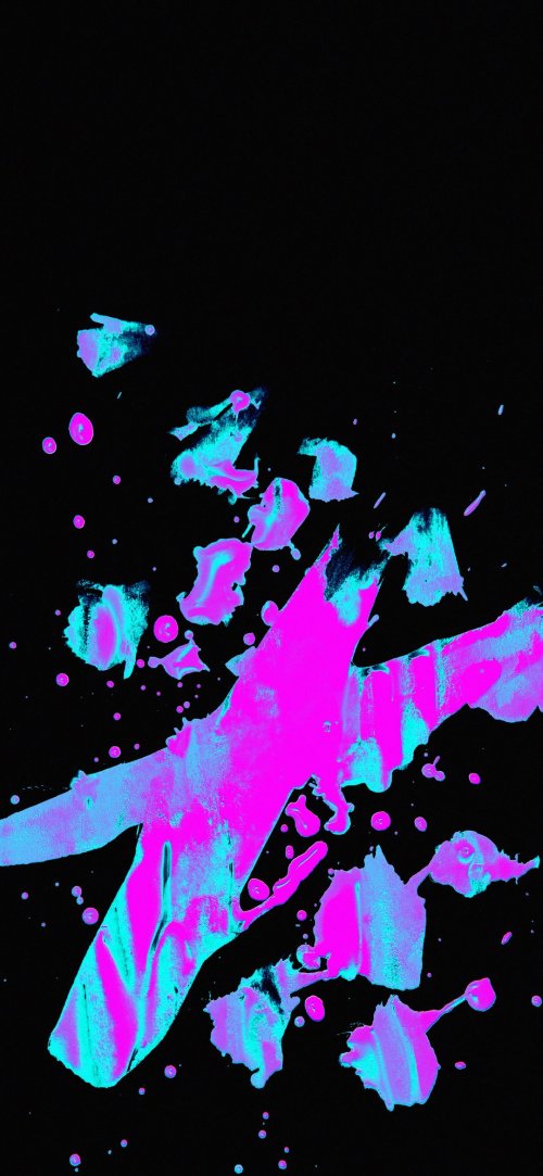 Neon_Splatter_on_Black - Related 4K Wallpapers wallpaper