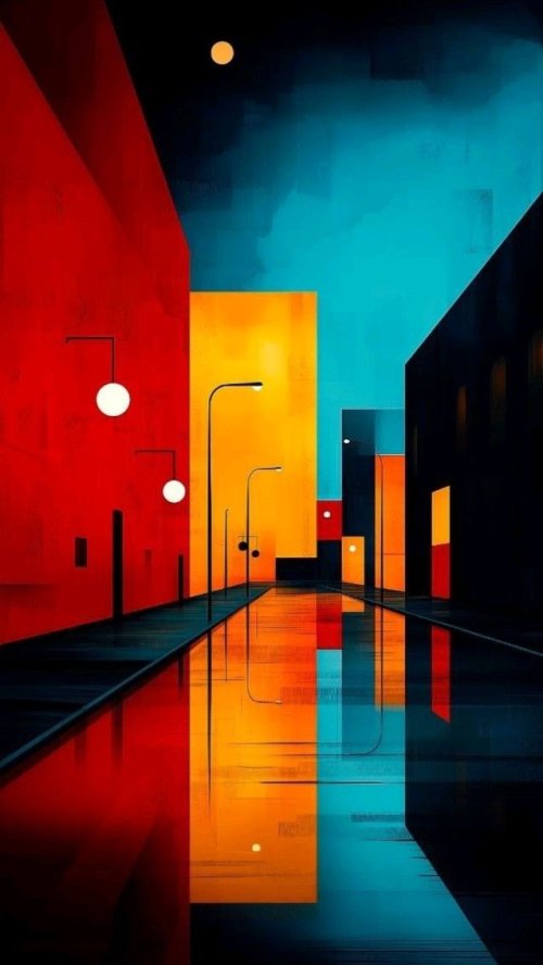Neon Urban Reflections - neon Wallpaper