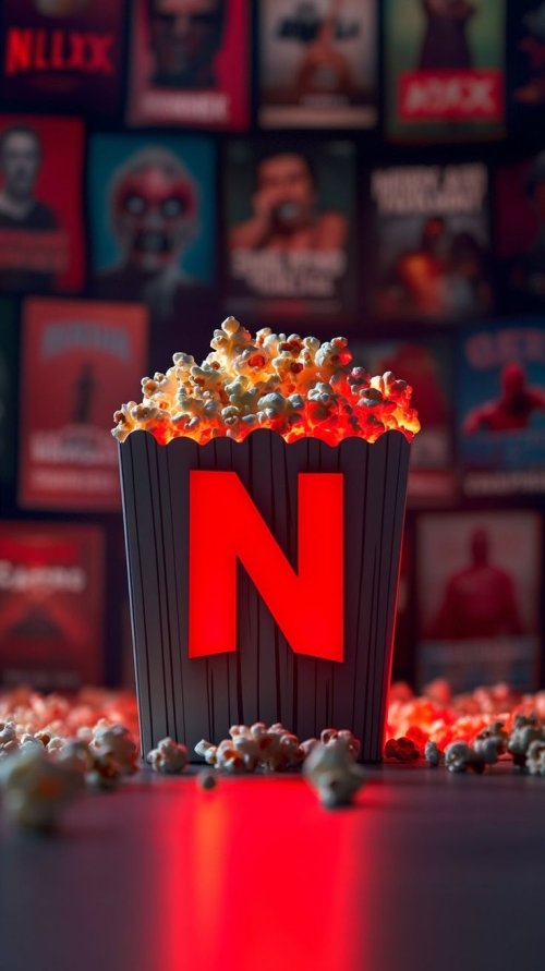 Netflix Popcorn Cinema - dope Wallpaper