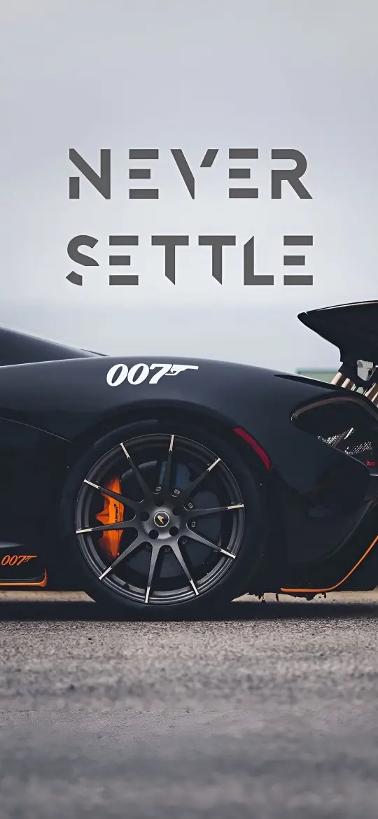 Never Settle Supercar - Related 4K Wallpapers wallpaper