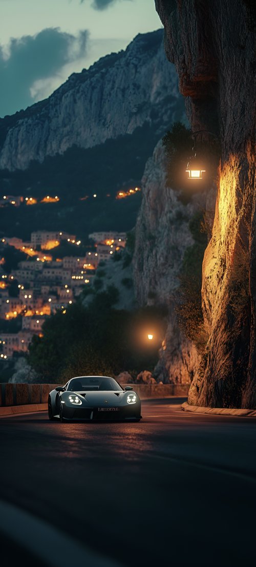 Night Drive on Amalfi - Related Ghetto Wallpapers wallpaper
