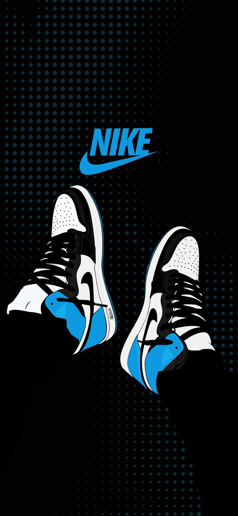 Nike Air Jordan Blue - Related Anime Wallpapers wallpaper