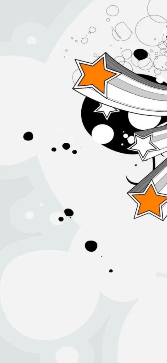 Orange Starry Burst - Related 4K Wallpapers wallpaper
