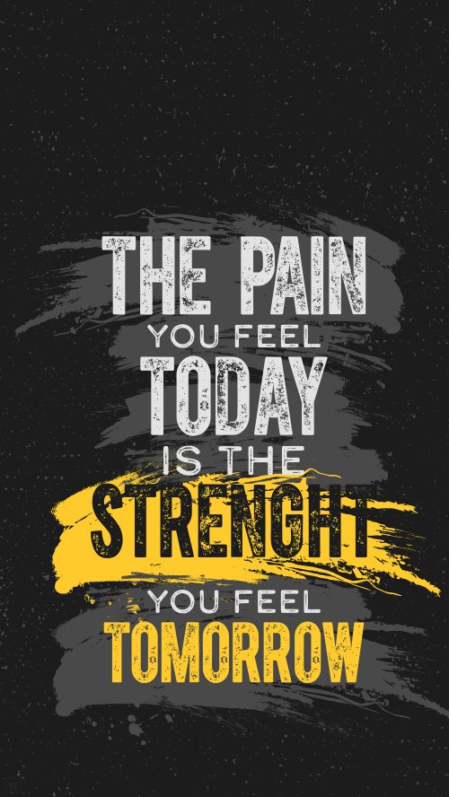 Pain for Strength Quote - Related 4K Wallpapers wallpaper