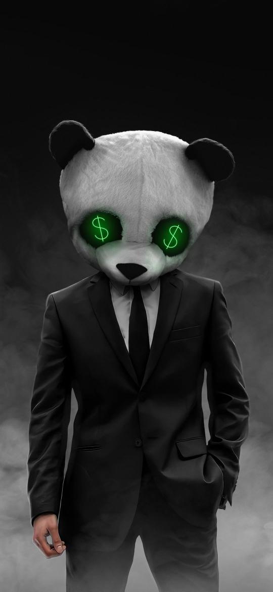 Panda Suit Money Eyes - Related 4K Wallpapers wallpaper