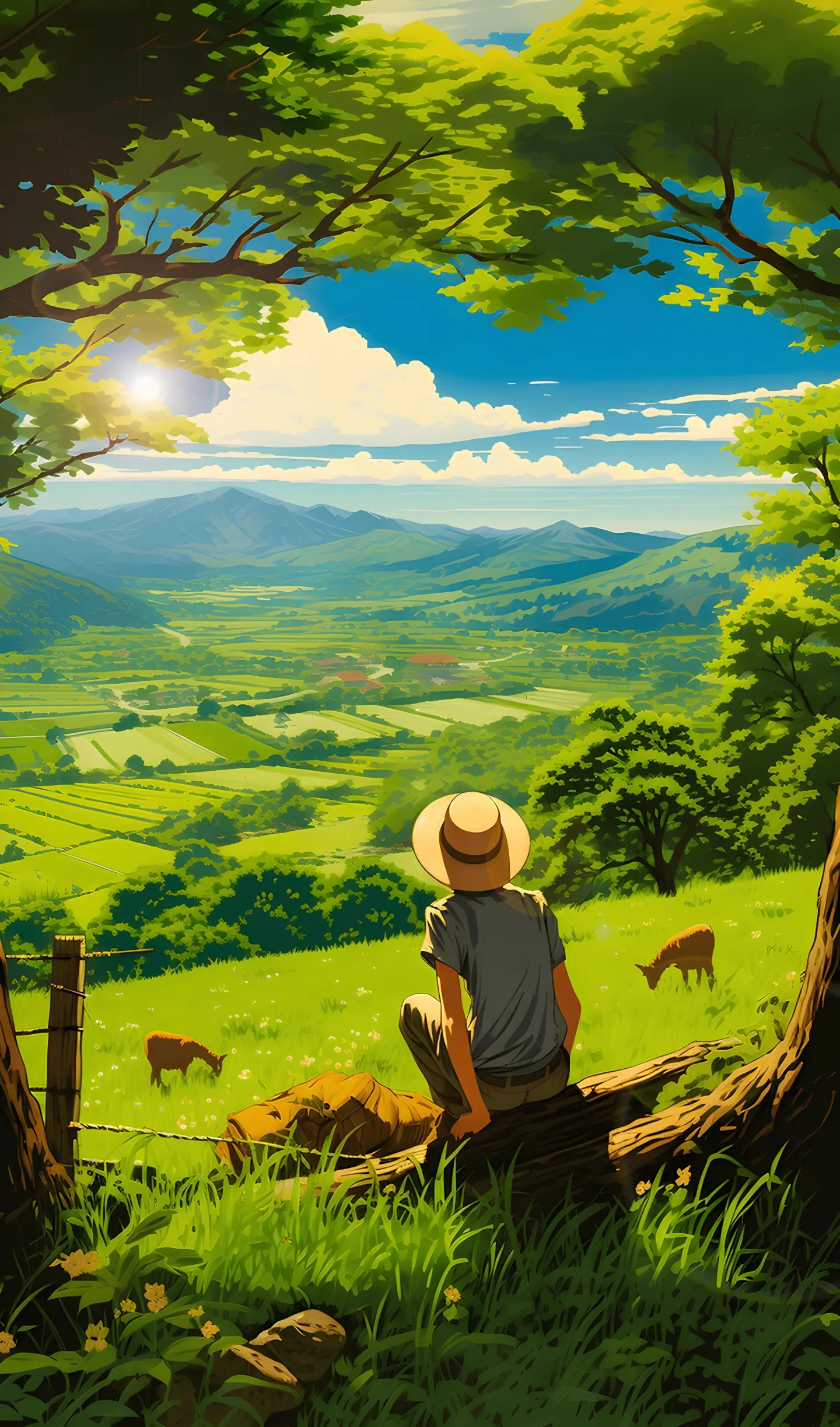 Peaceful Valley Vista - Related Ghetto Wallpapers wallpaper