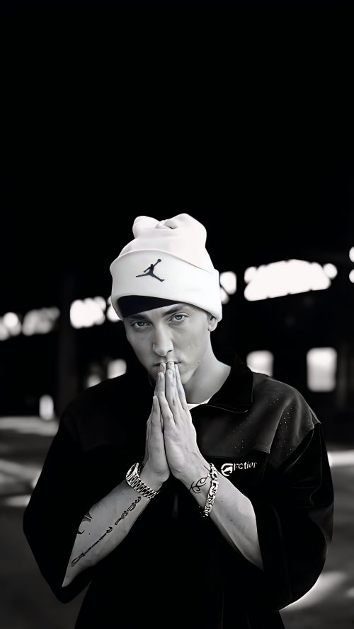 Pensive Jordan Beanie Portrait - Related Ghetto Wallpapers wallpaper