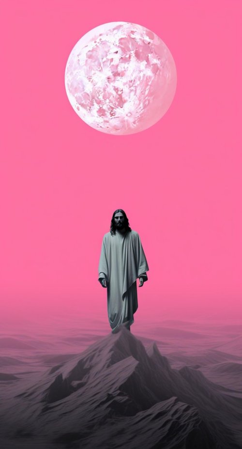 Pink Moon Figure - Related Ghetto Wallpapers wallpaper