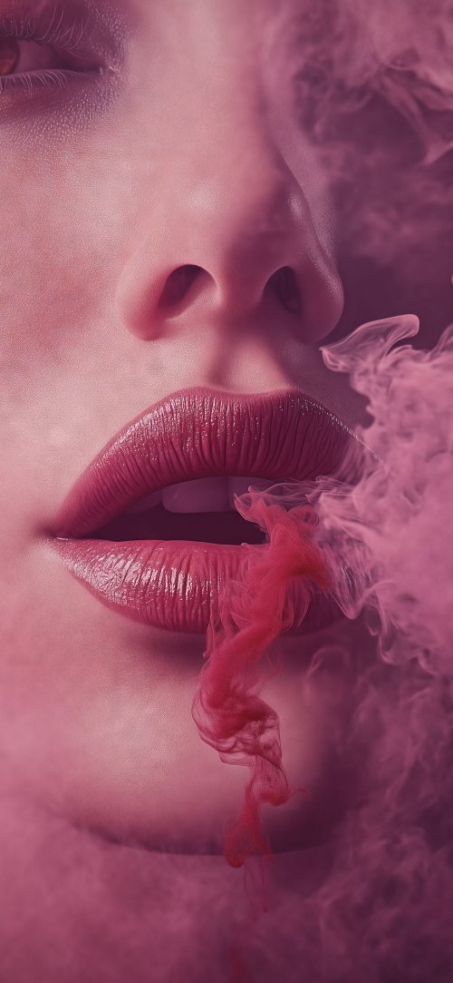 Pink Smoke Lips