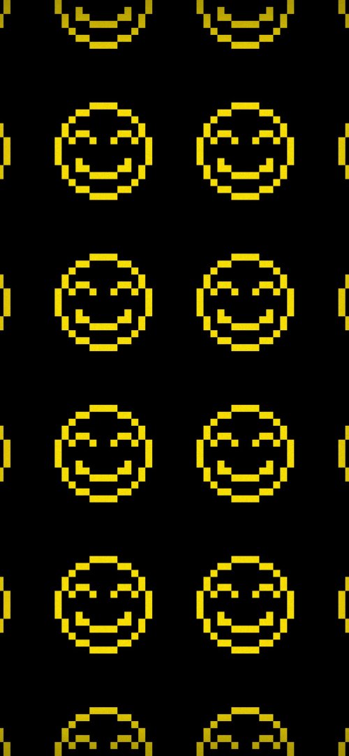 Pixel Smiley Pattern - Related Ghetto Wallpapers wallpaper
