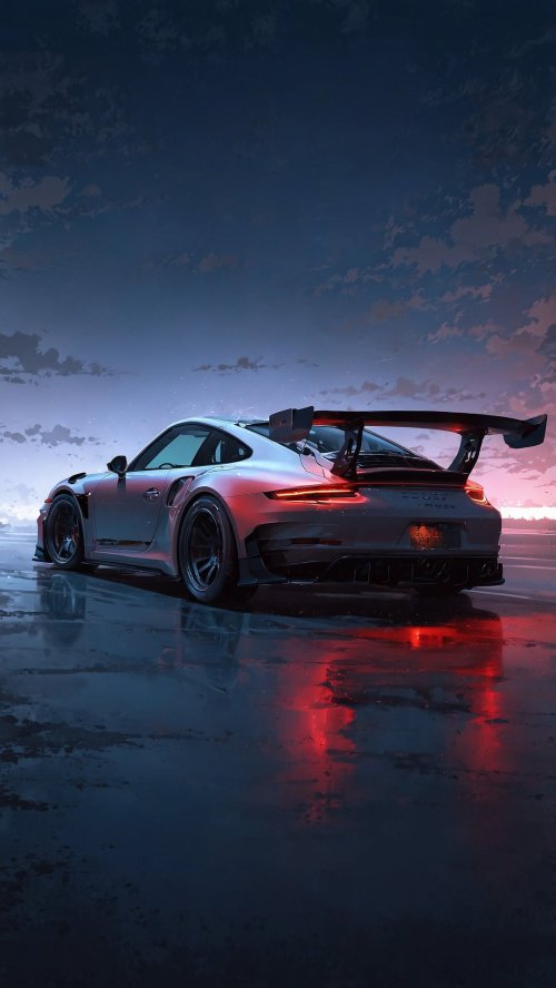 Porsche GT3RS Night Drive - porsche Wallpaper