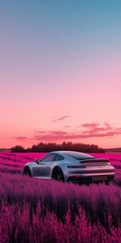 Porsche Lavender Sunset Drive - Related Ghetto Wallpapers wallpaper