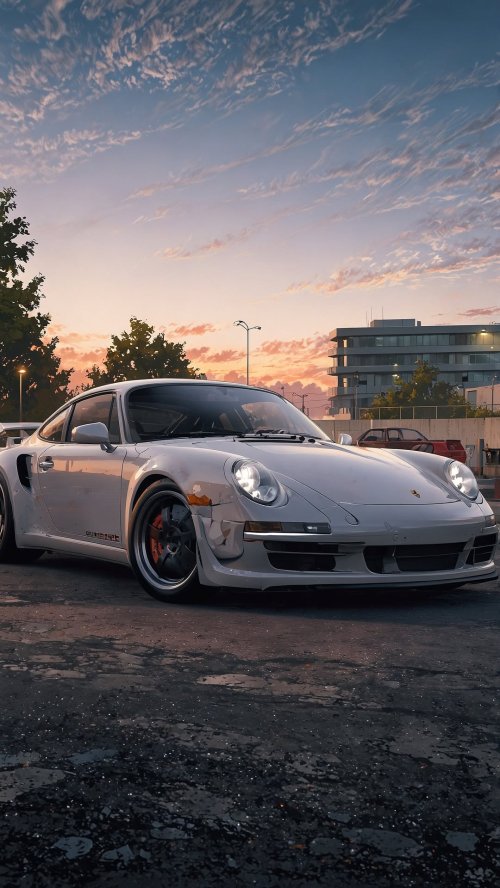 Porsche Sunset Dream - Related Dope Wallpapers wallpaper