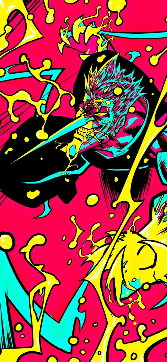 Psychedelic Dragon Warrior