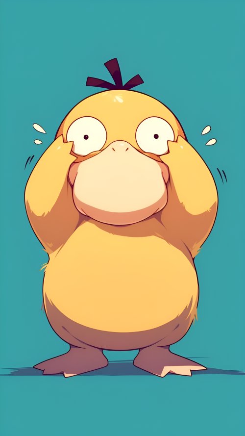 Psyduck's Worried Look