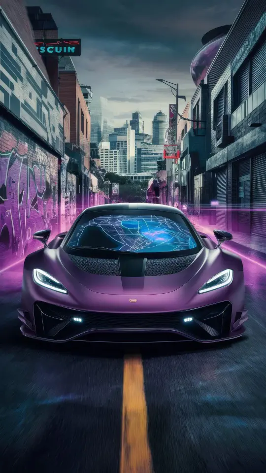 Purple City Racer - Related Ghetto Wallpapers wallpaper