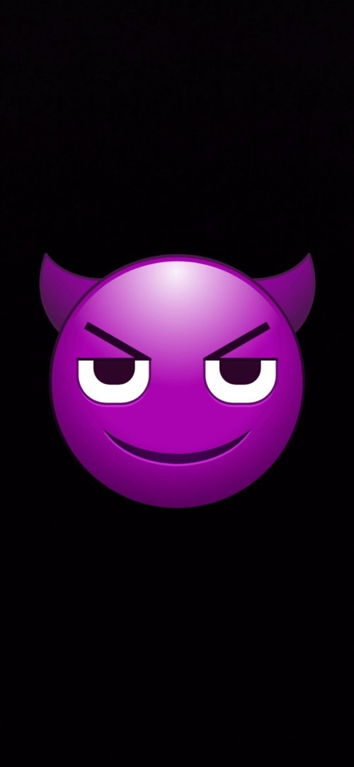 Purple Devil Emoji - Related StockWalls wallpaper