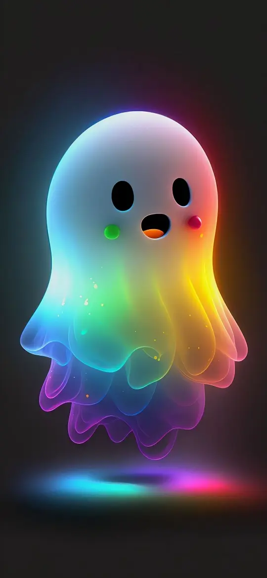 Rainbow Ghostly Friend - Related Ghetto Wallpapers wallpaper