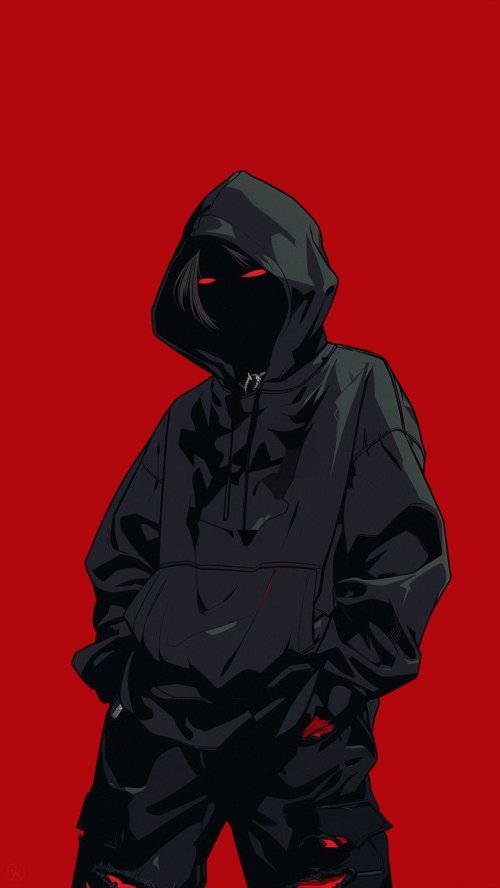 Red Eyes Hoodie Figure - Related Ghetto Wallpapers wallpaper