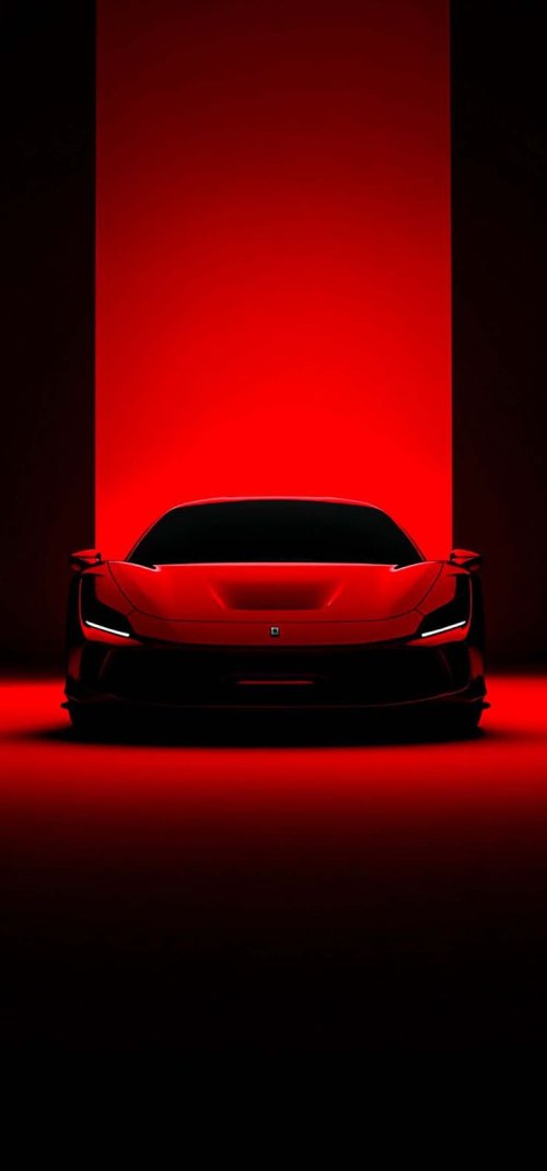 Red Ferrari Spotlight
