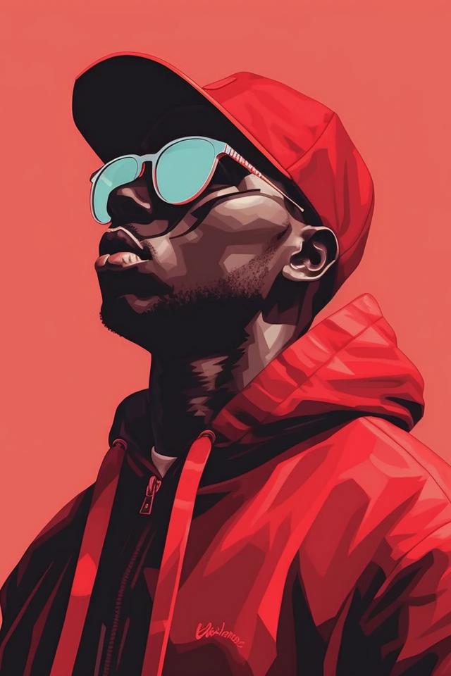 Red Hoodie Cool Dude - Related 4K Wallpapers wallpaper