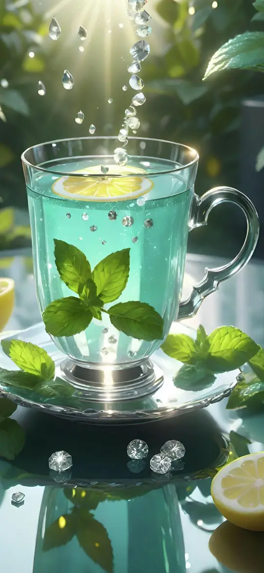 Refreshing Mint Lemonade