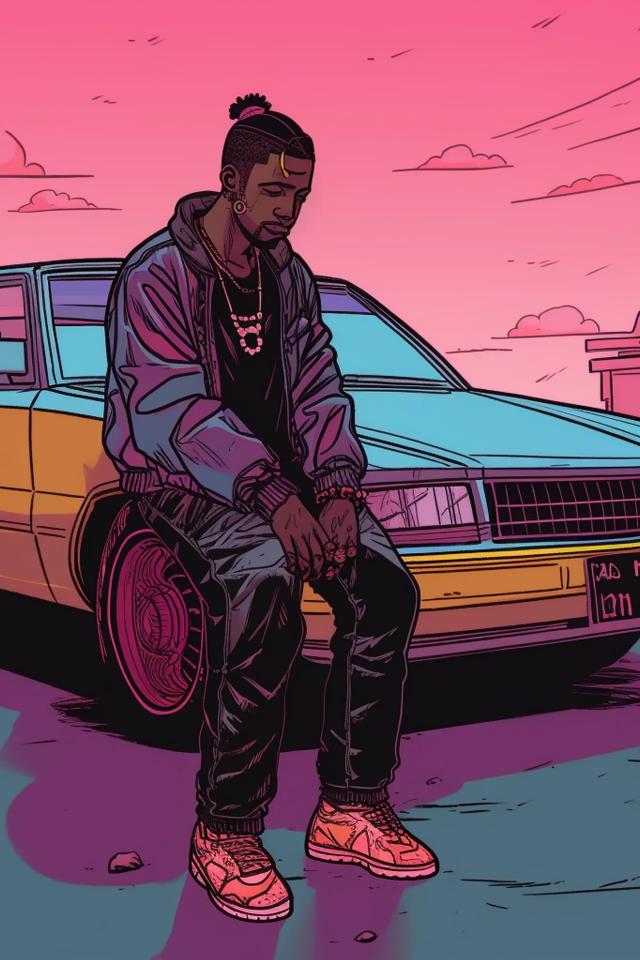 Retro Car Vibes - Related Ghetto Wallpapers wallpaper
