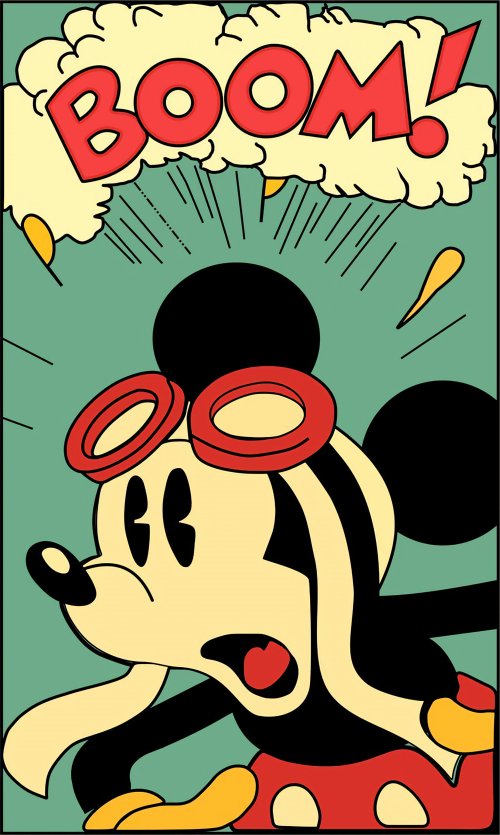 Retro Cartoon Explosion - dope Wallpaper