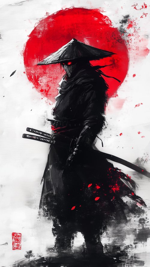 Shadow Samurai Red Sun