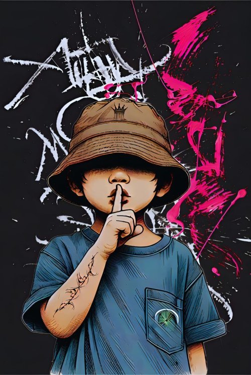 Shhh Graffiti Boy