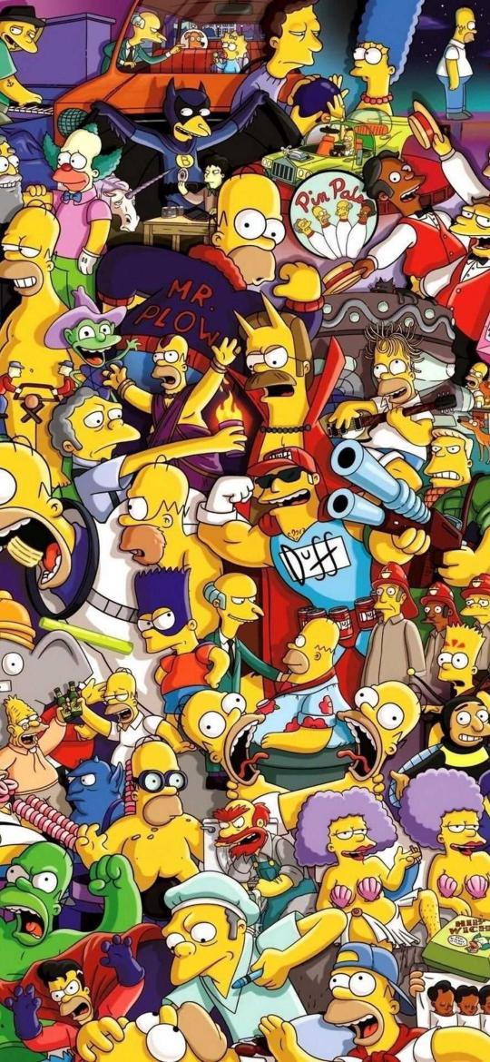 Simpsons Character Mashup - Related  wallpaper