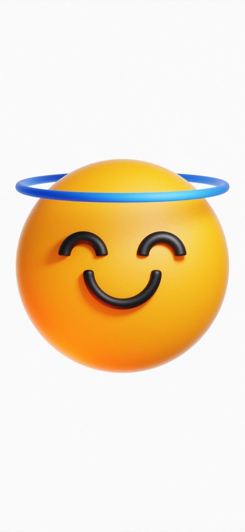 Smiling Angel Emoji - Related Ghetto Wallpapers wallpaper